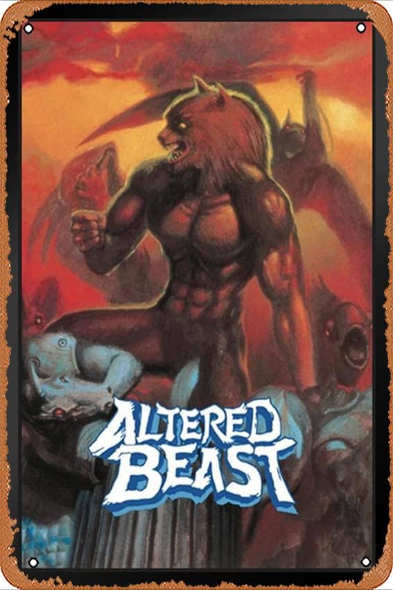 Retro Gaming Video - Metal Poster Retro Tin Sign Altered