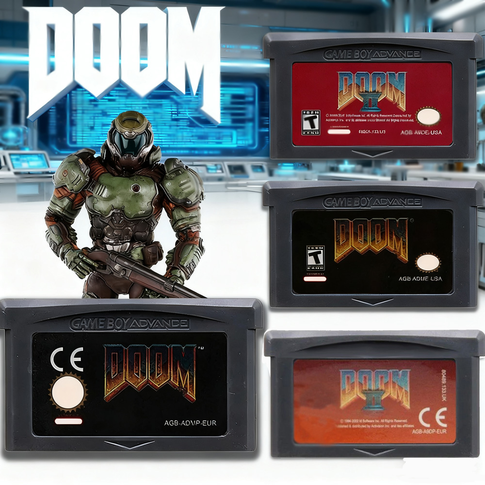 Retro Gaming Video - DOOM Series 32 Bit GBA Game
