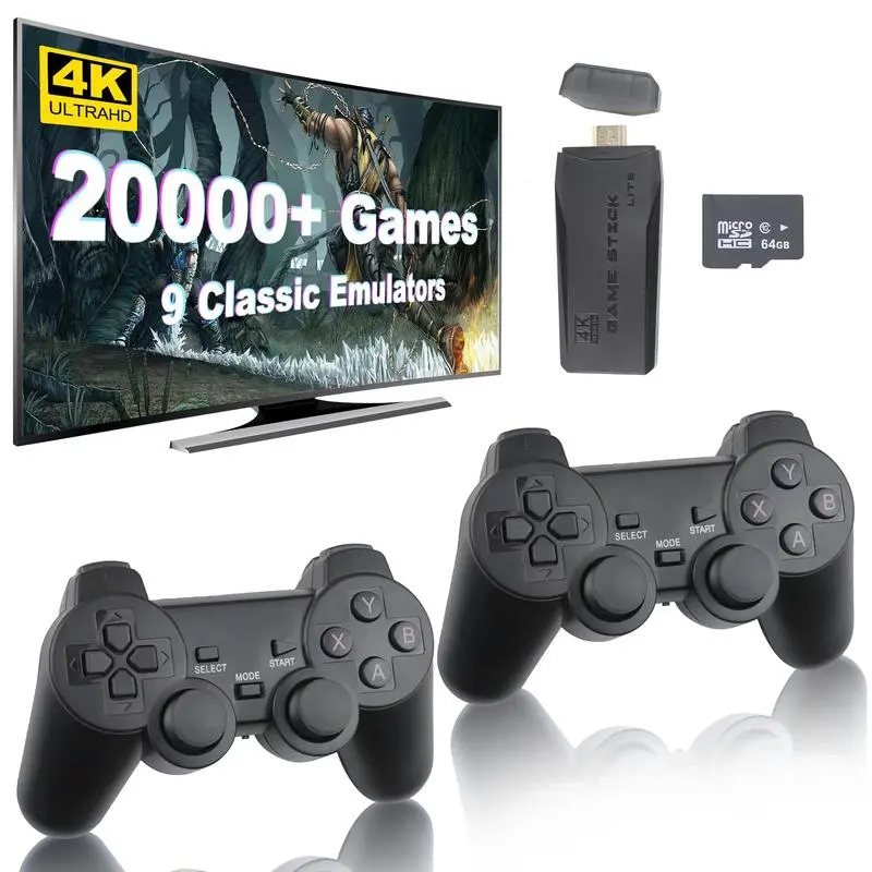Retro Gaming Hdmi Stick - Wireless Retro Game Console M8 4K