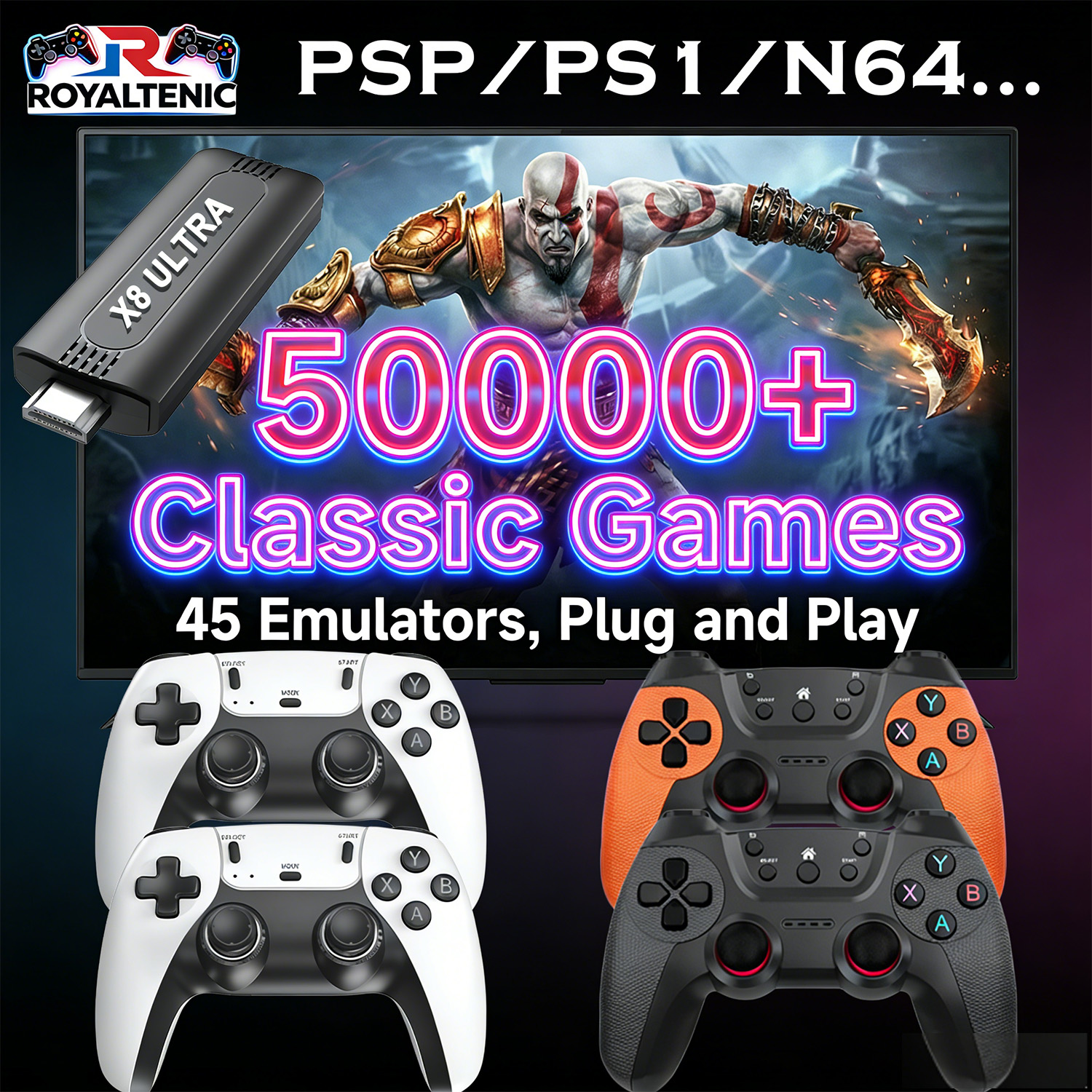 X8 Ultra 4K Game Stick 128GB R - Retro X8 Gaming Console ulasan dan harga