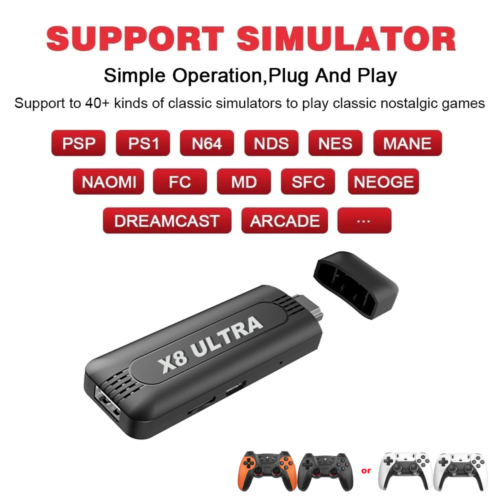 X8 Ultra 4K Game Stick 128GB R - Retro X8 Gaming Console ulasan dan harga