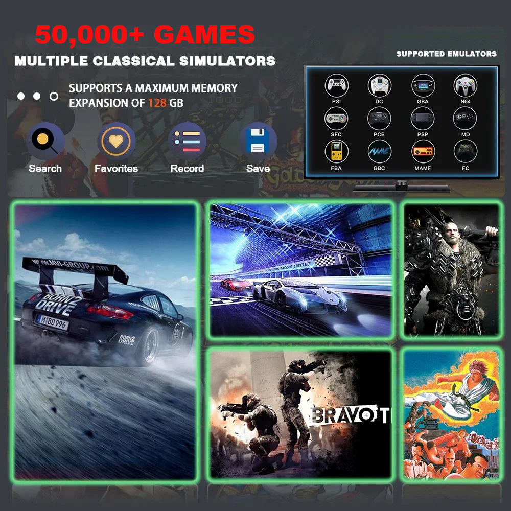 X8 Ultra 4K Game Stick 128GB R - Retro X8 Gaming Console ulasan dan harga