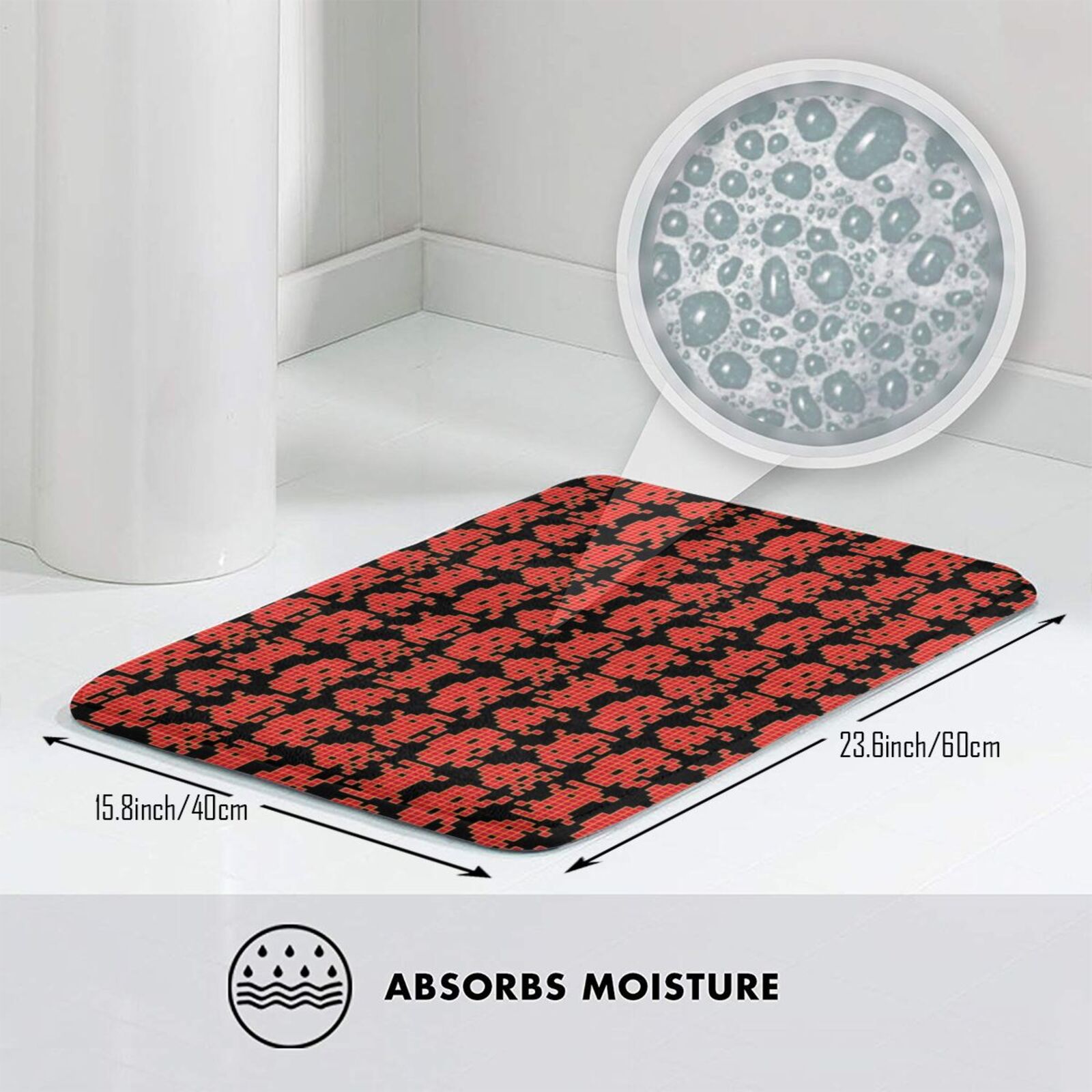 Invaded Carpet Mat Rug Cushion - Retro Gaming Space ulasan dan harga