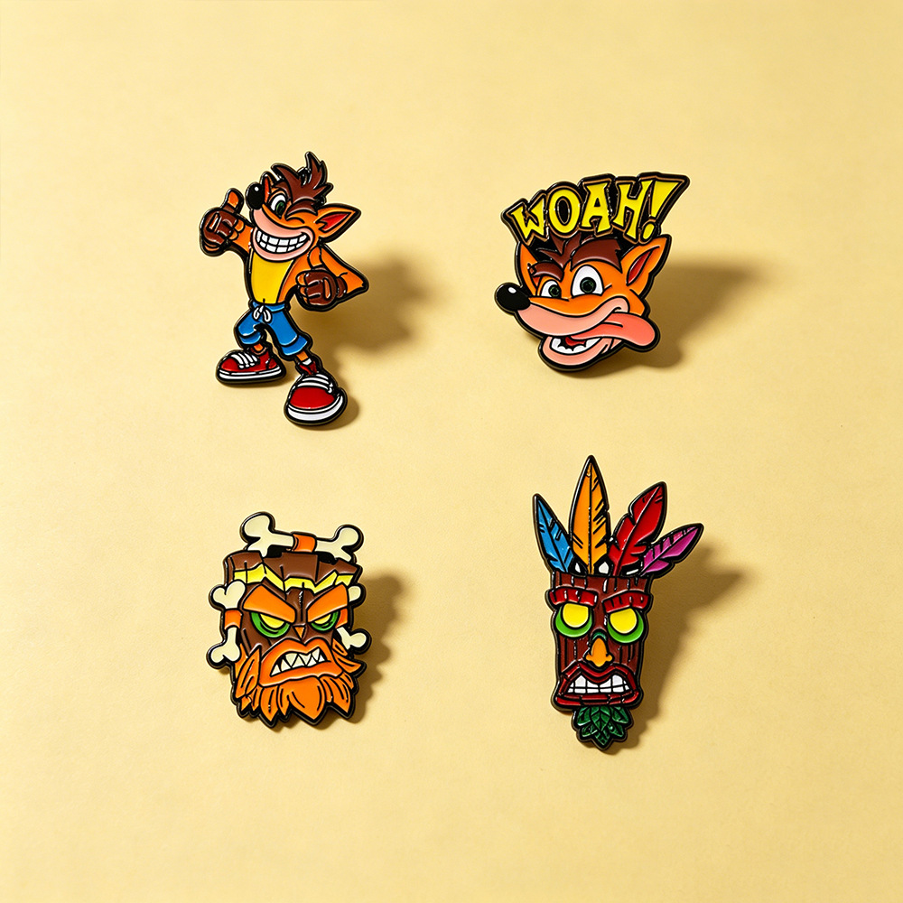 4Pc Crash Bandicoot Anime Enam - Retro Gaming Gif ulasan dan harga