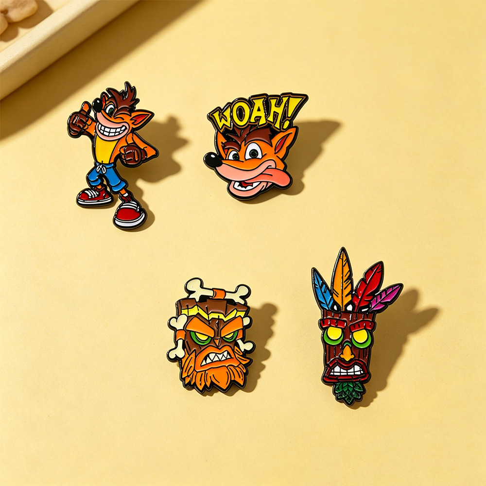 4Pc Crash Bandicoot Anime Enam - Retro Gaming Gif ulasan dan harga