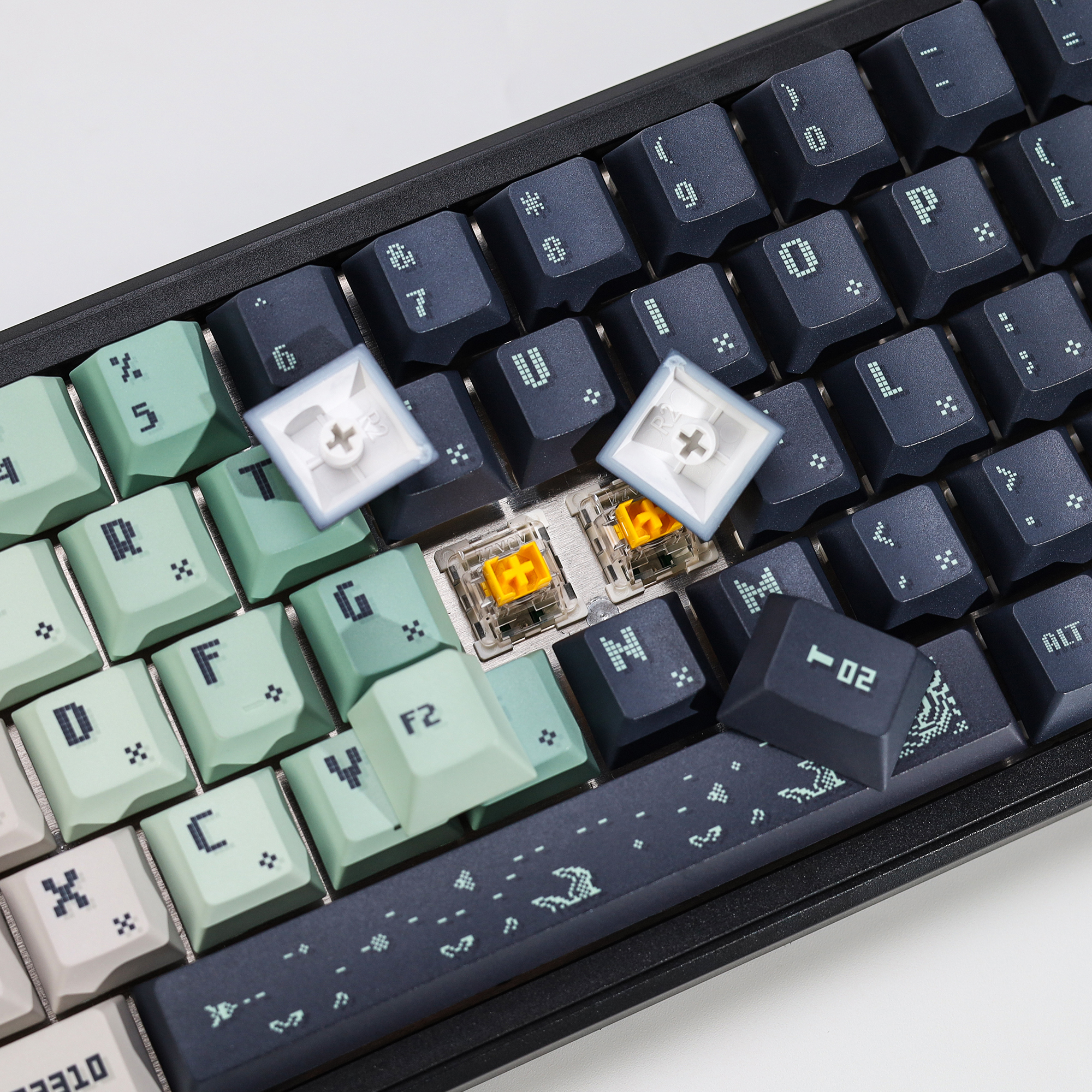 KBDiy Space Impact Keycaps Ret - Retro Gaming Space ulasan dan harga