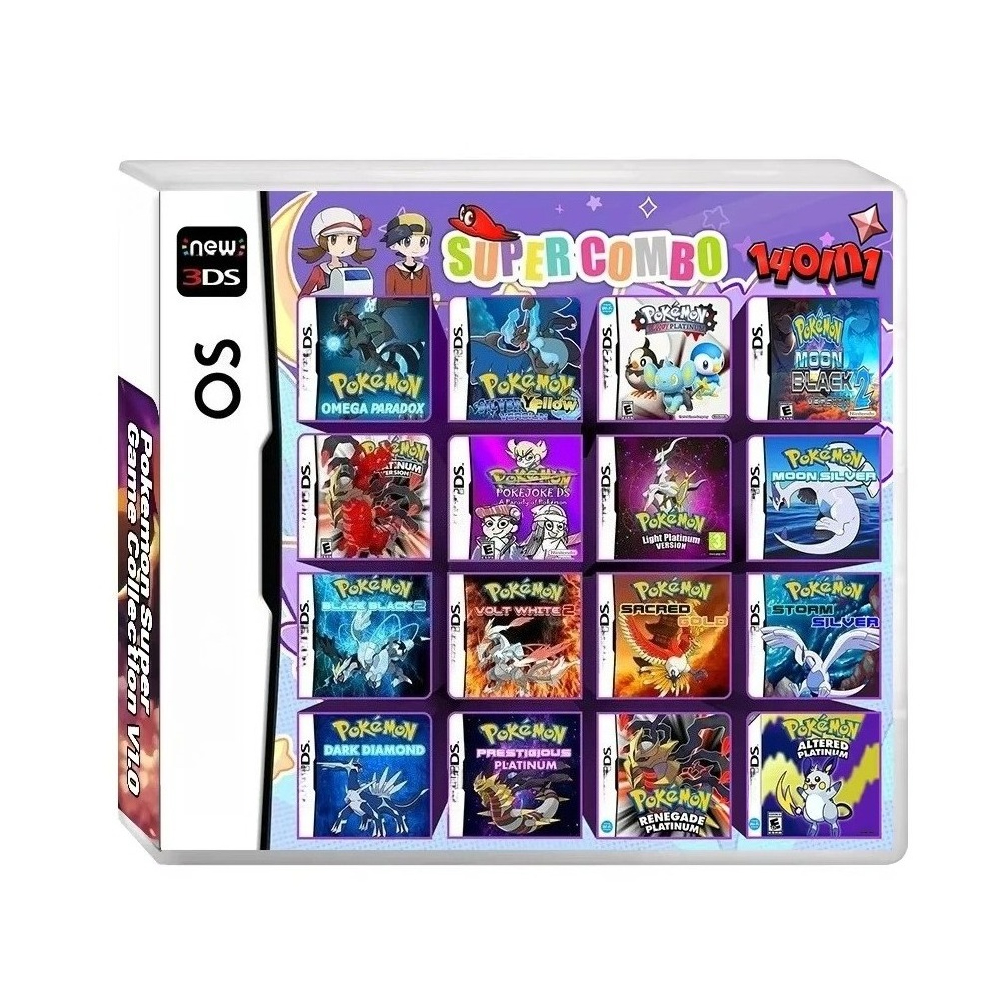 NDS Video Game Cartridge Pokém - Retro Gaming Video ulasan dan harga