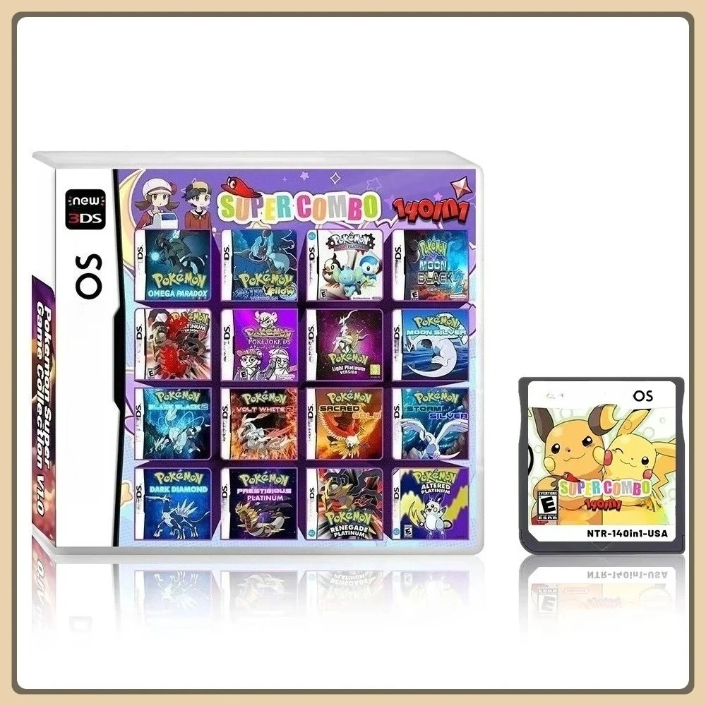 NDS Video Game Cartridge Pokém - Retro Gaming Video ulasan dan harga