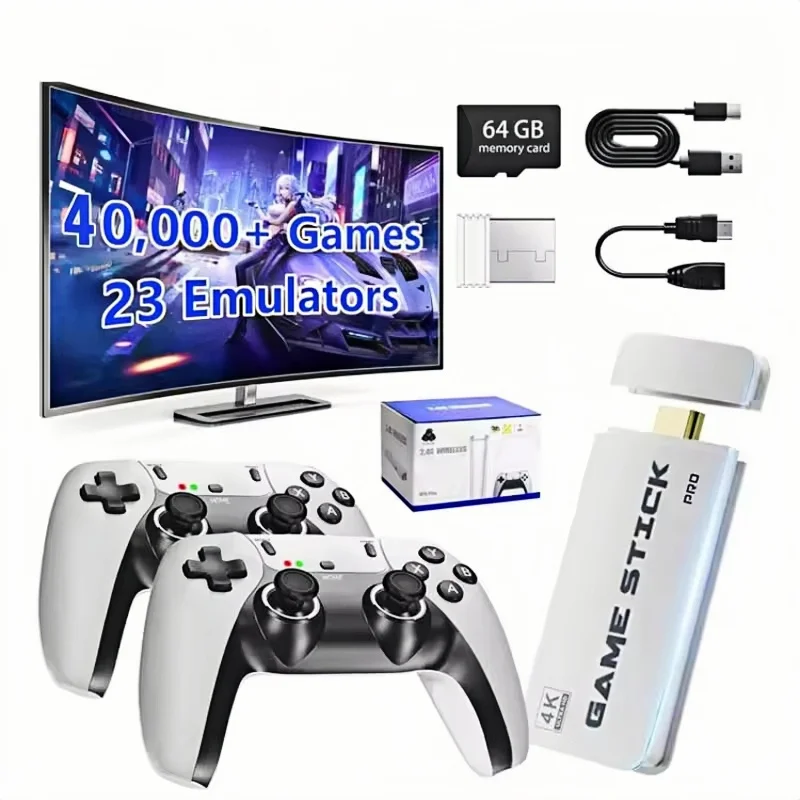 M15 4K TV Game Stick 64GB Buil - Retro Gaming Hdmi Stick ulasan dan harga