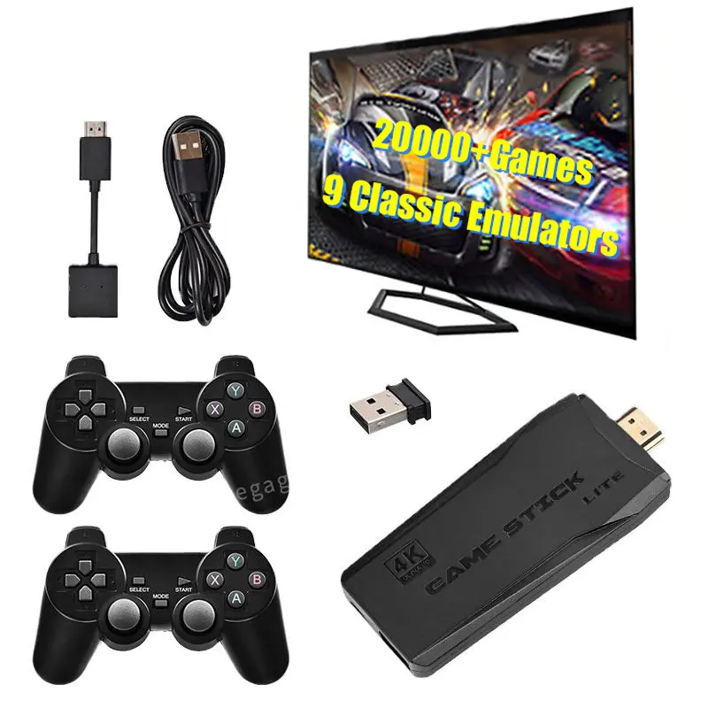 Wireless Retro Game Console M8 - Retro Gaming Hdmi Stick ulasan dan harga