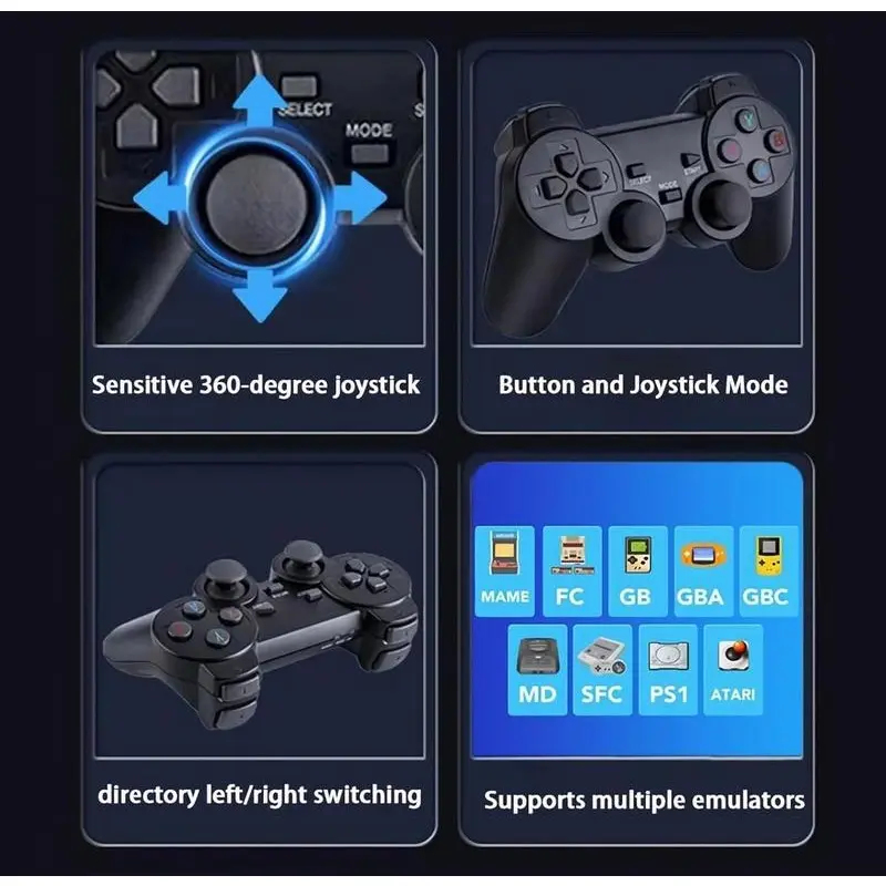 Wireless Retro Game Console M8 - Retro Gaming Hdmi Stick ulasan dan harga