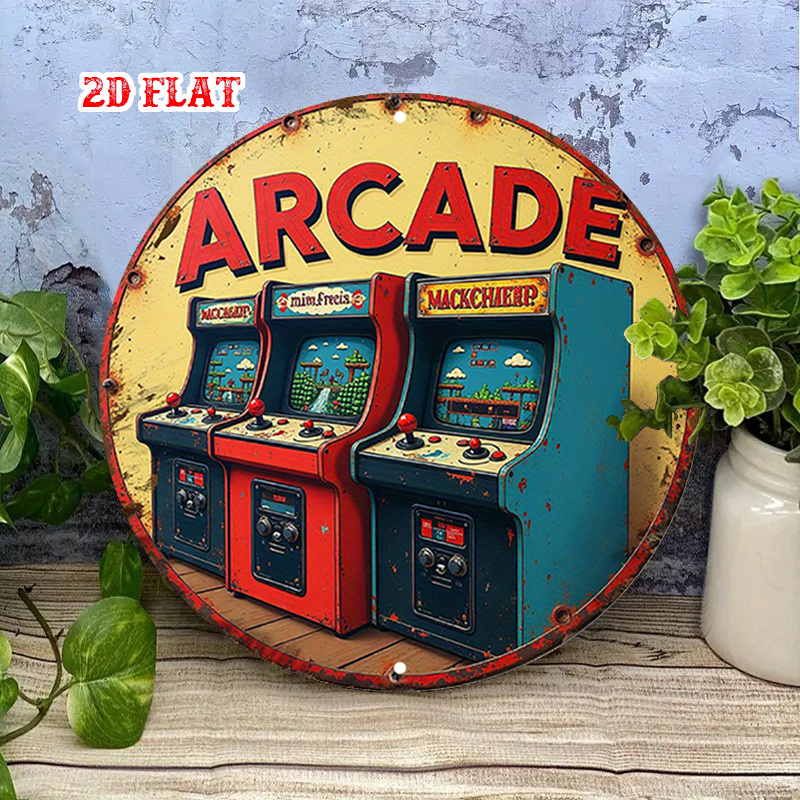 2026 Wooden Vintage Round Arca - Retro Gaming In 2026 ulasan dan harga