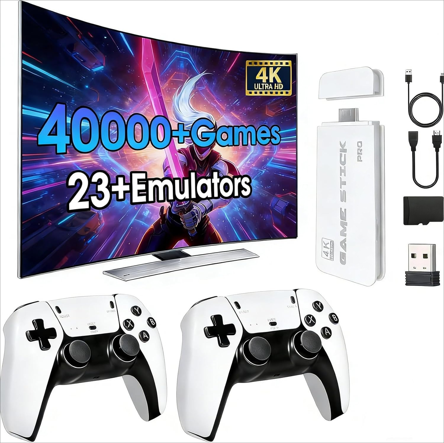 Wireless Retro Game Console, 4 - Retro Gaming Hdmi Stick ulasan dan harga