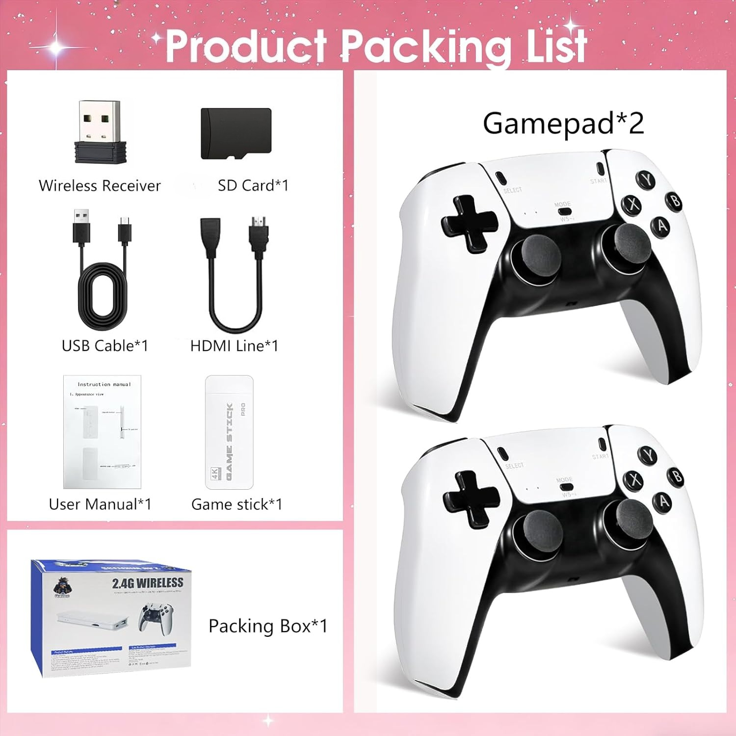 Wireless Retro Game Console, 4 - Retro Gaming Hdmi Stick ulasan dan harga