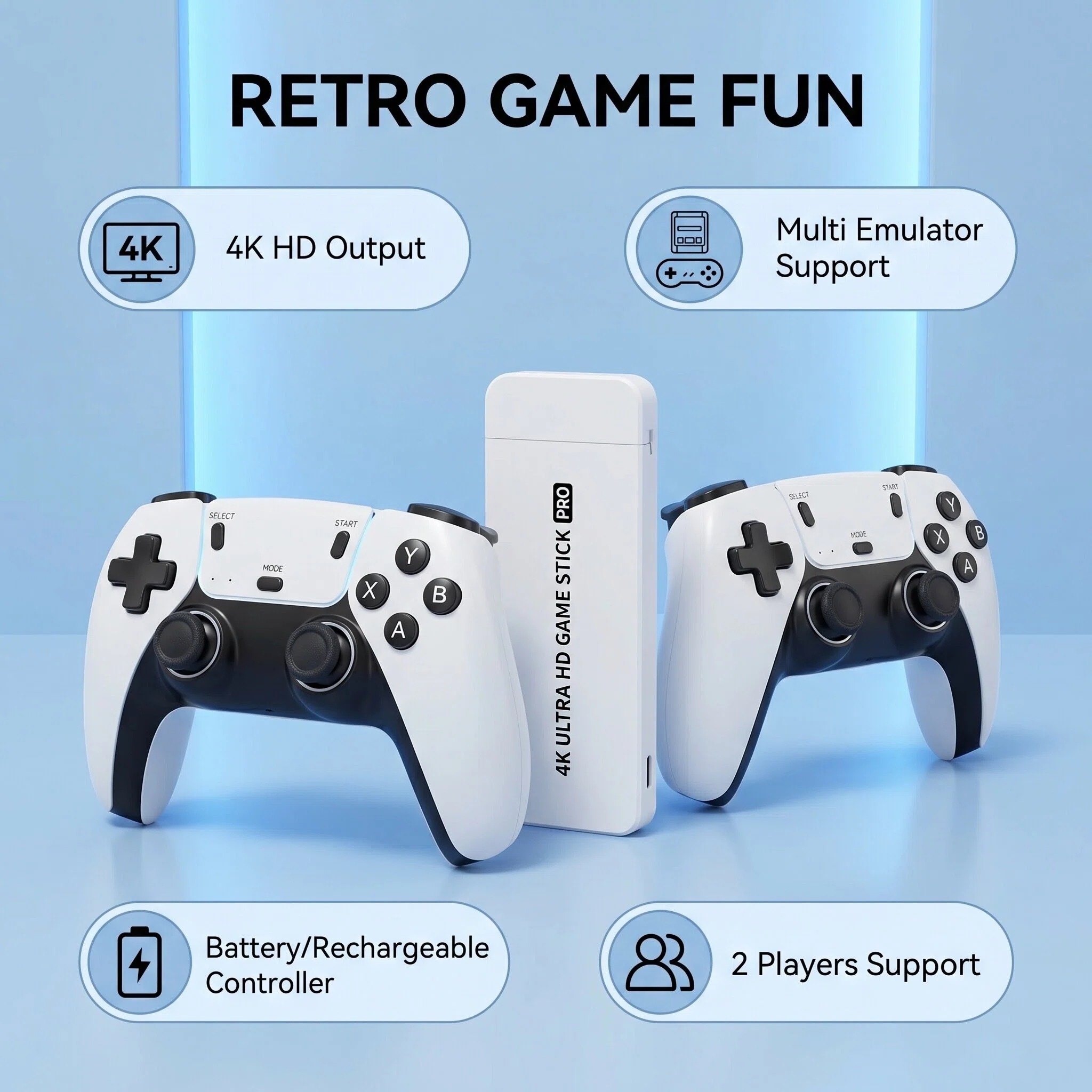 4K Game Stick Ultra 40000+ Ret - Retro Gaming Hdmi Stick ulasan dan harga