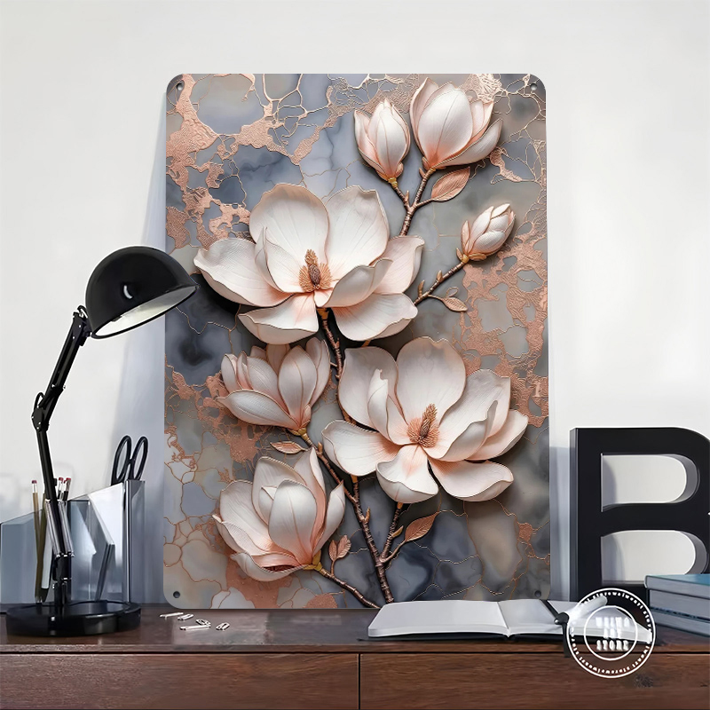 Magnolia Flowers With Marble B - Background Retro Gaming ulasan dan harga