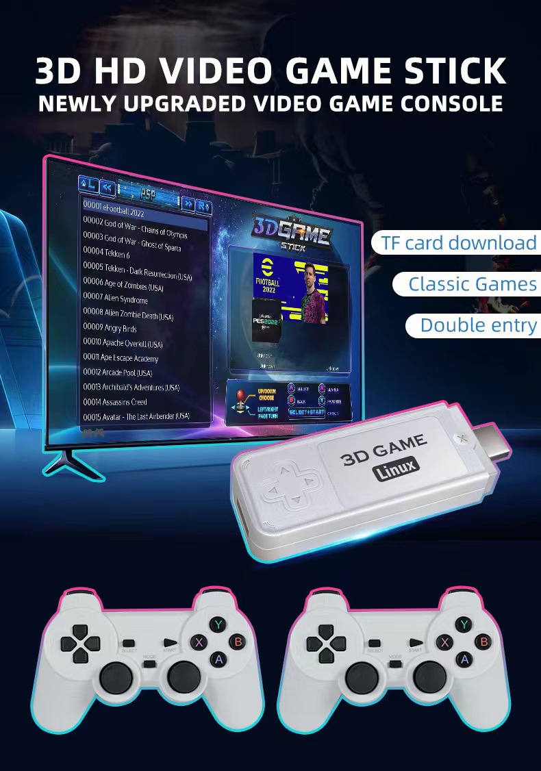 Y6 Retro Game Console 4K 60fps - Retro Gaming Hdmi Stick ulasan dan harga