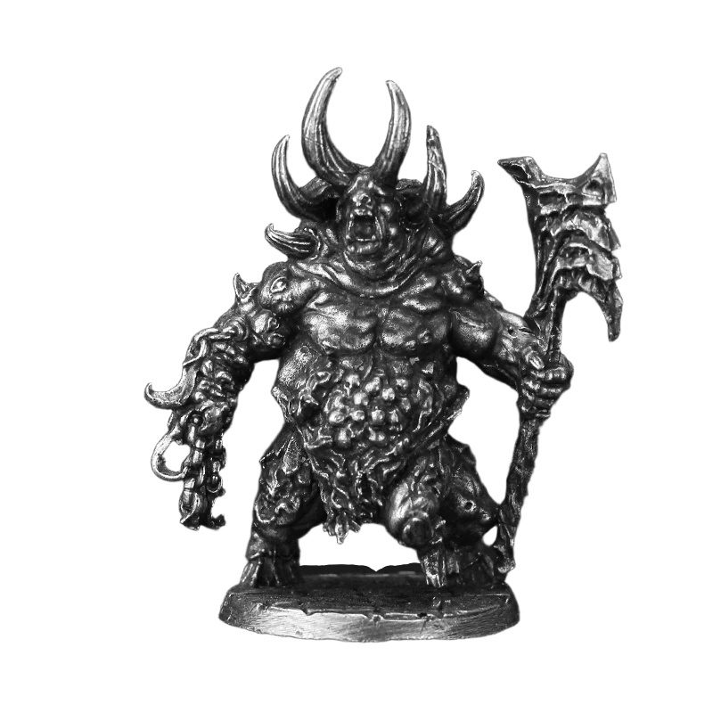 Bull Warrior Metal Figurine Mi - Retro Gaming Gif ulasan dan harga