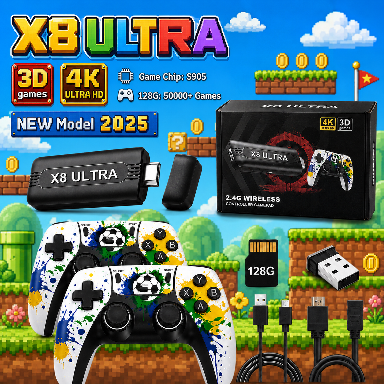 Plug & Play 4K Retro Game Box  - Retro Gaming In 2026 ulasan dan harga