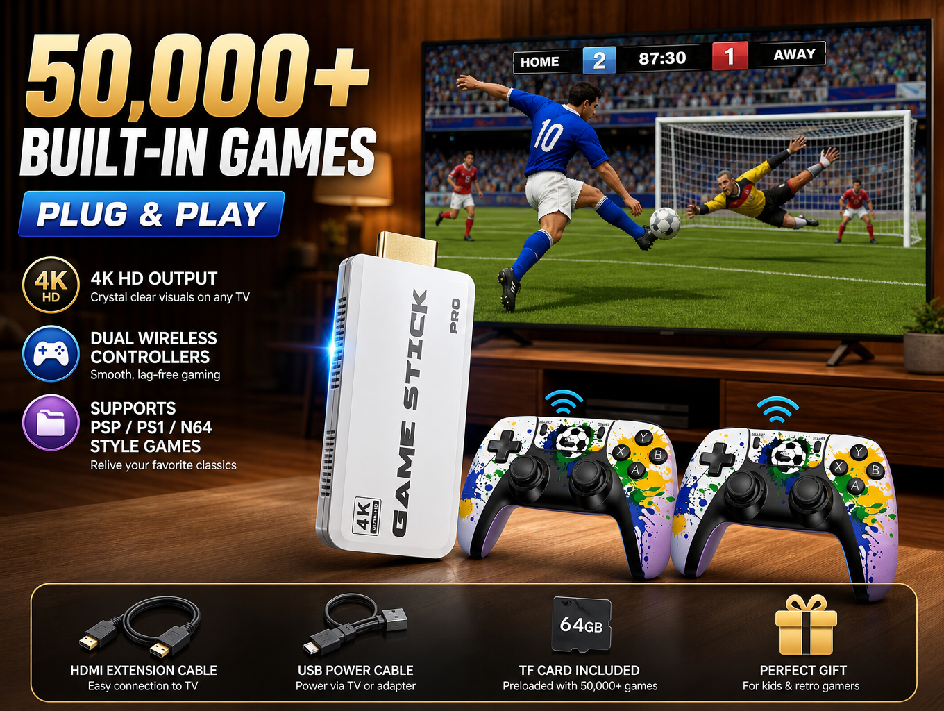 Plug & Play 4K Retro Game Box  - Retro Gaming In 2026 ulasan dan harga