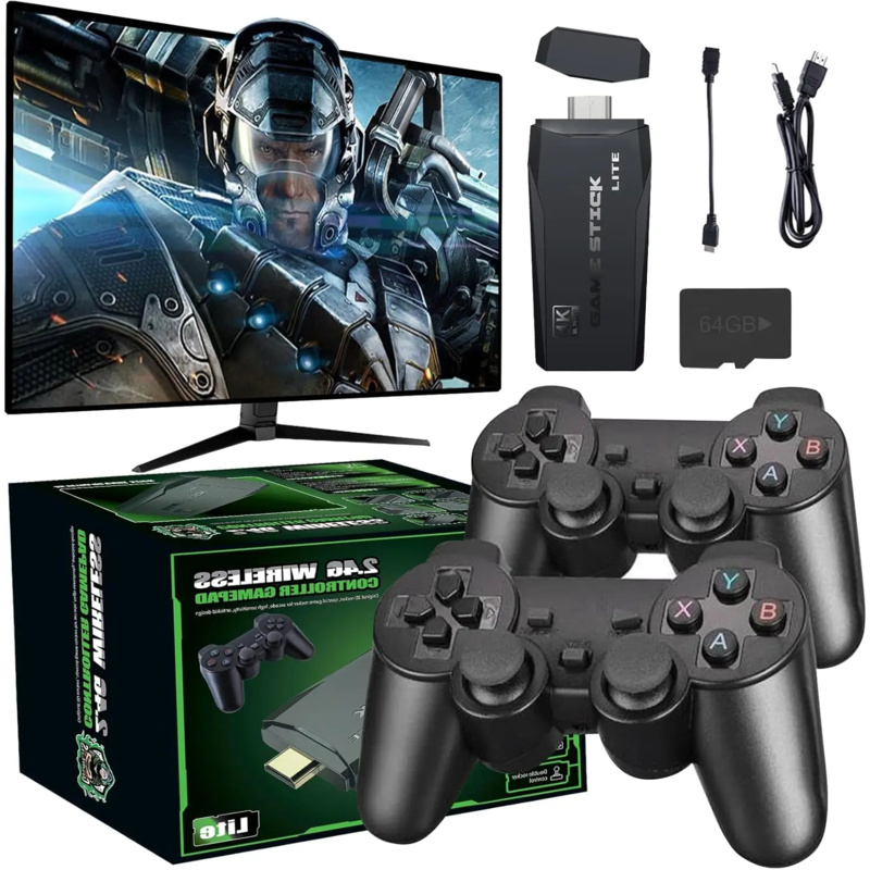 4K Wireless Retro Game Console - Retro Gaming Hdmi Stick ulasan dan harga