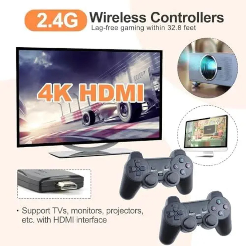 4K Wireless Retro Game Console - Retro Gaming Hdmi Stick ulasan dan harga