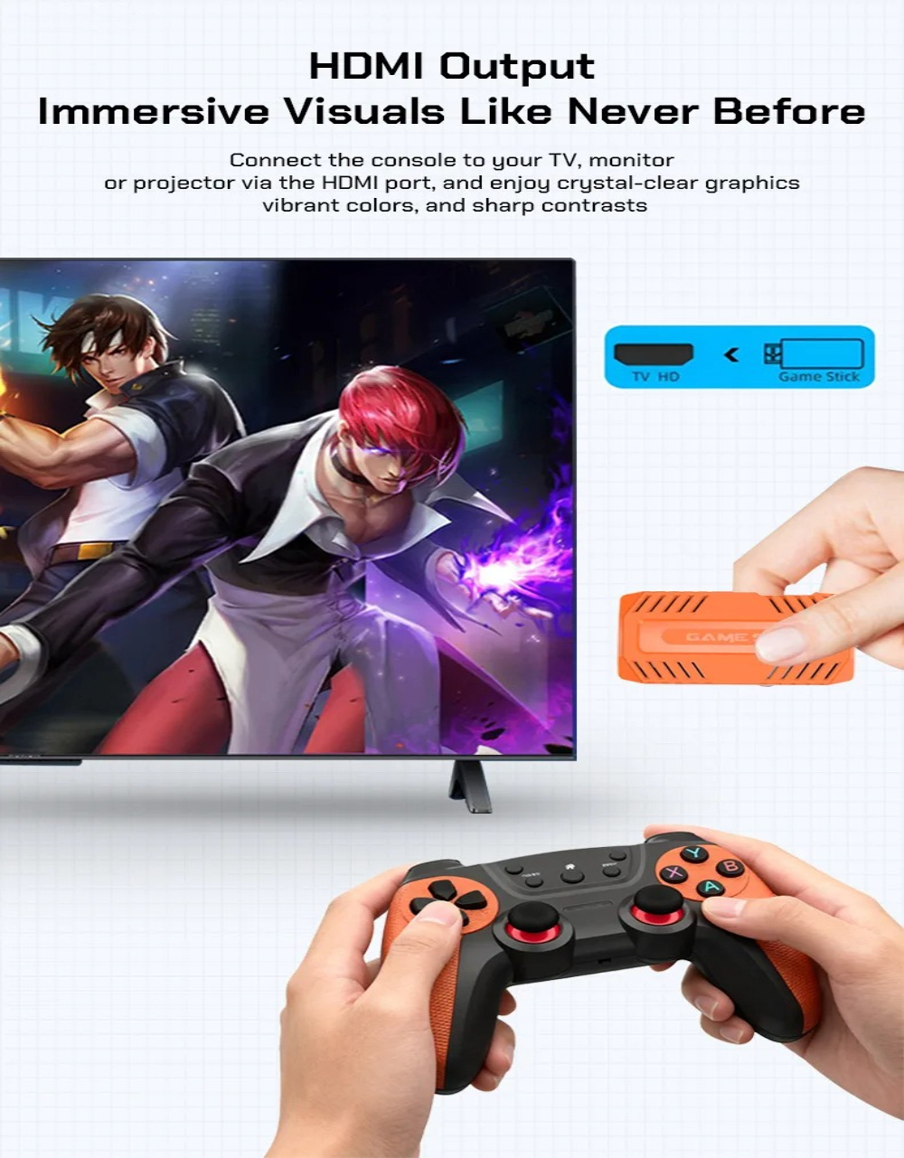 U36 Wireless Game Stick Retro  - Retro Gaming Hdmi Stick ulasan dan harga