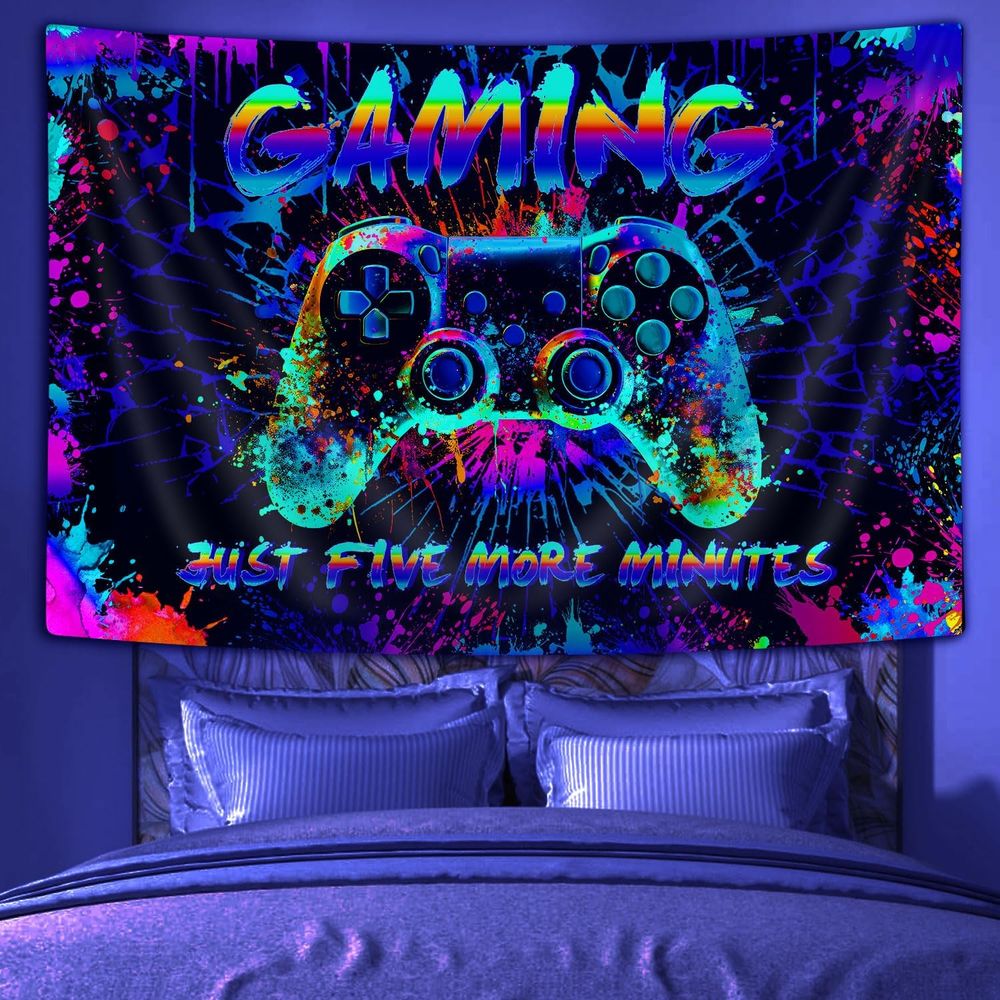 Cool Gaming Graffiti Tapestry  - Retro Gaming Video ulasan dan harga